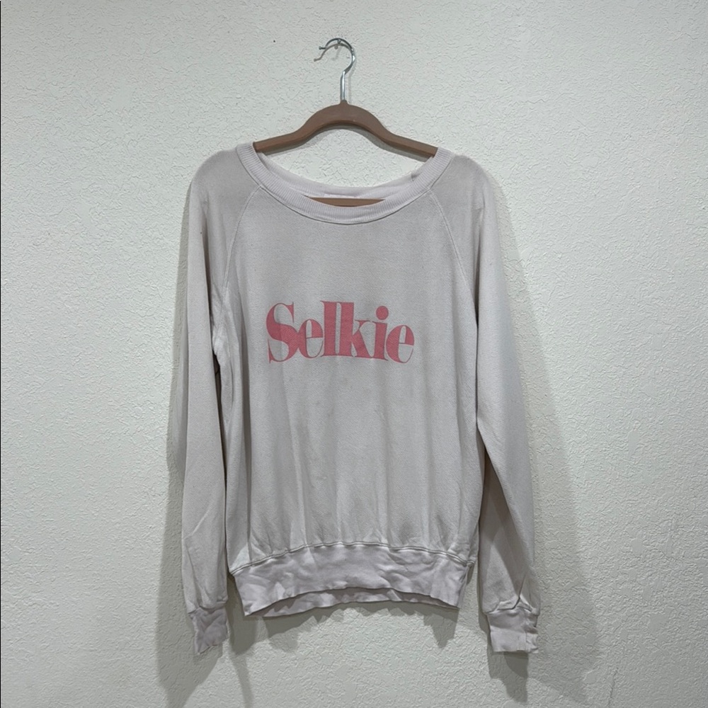 Selkie Blush Logo Sweatshirt RARE